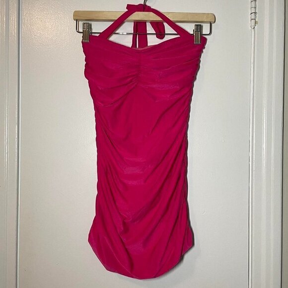 Shan Pink Halter Tankini Top size 8 - Picture 2 of 4